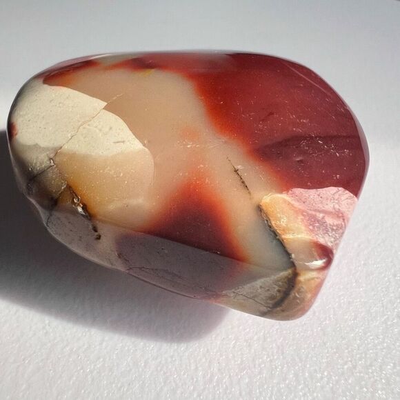Mookaite Jasper Crystal Heart‎ (#8) - Picture 3 of 10